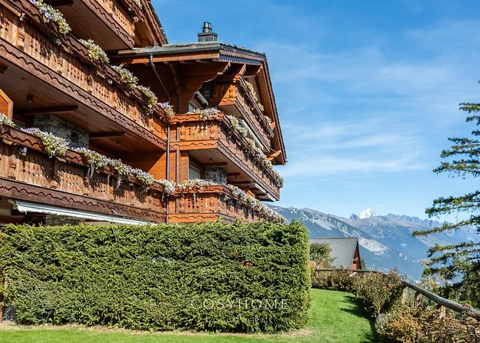 Le Saint Georges L Jardin Et Vue L By Cosyhome Daire Crans-Montana